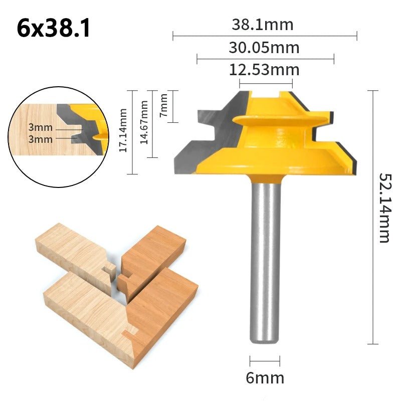 Fraise à bois - Rainurer verrouillage 45° - Reno Gadget