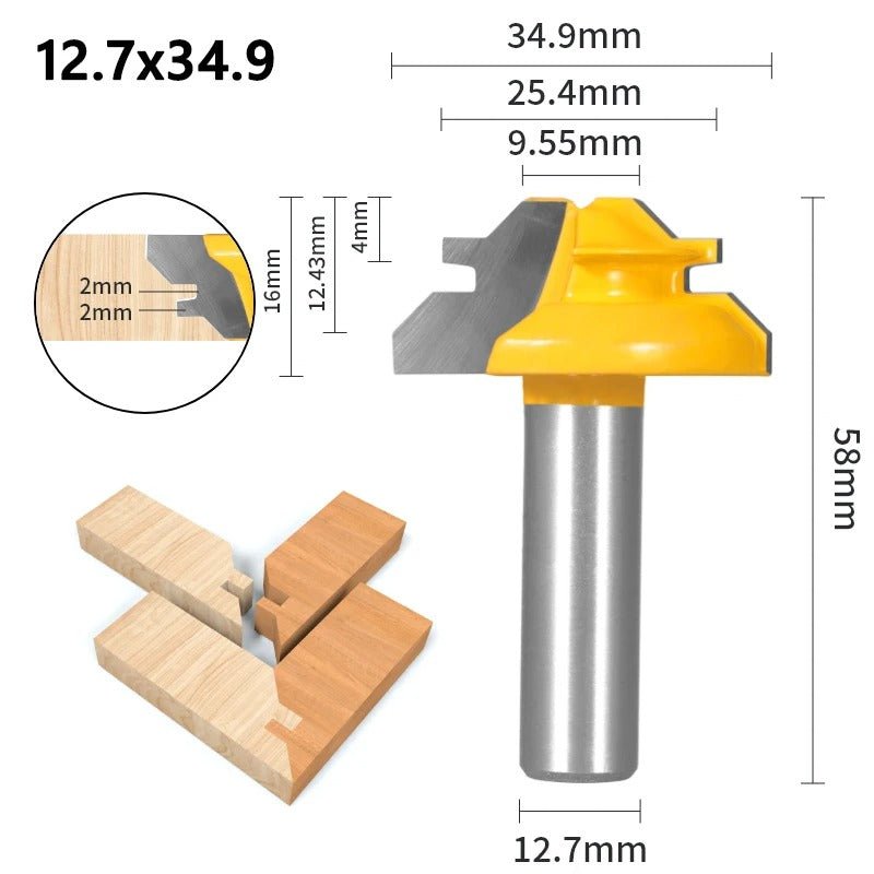 Fraise à bois - Rainurer verrouillage 45° - Reno Gadget