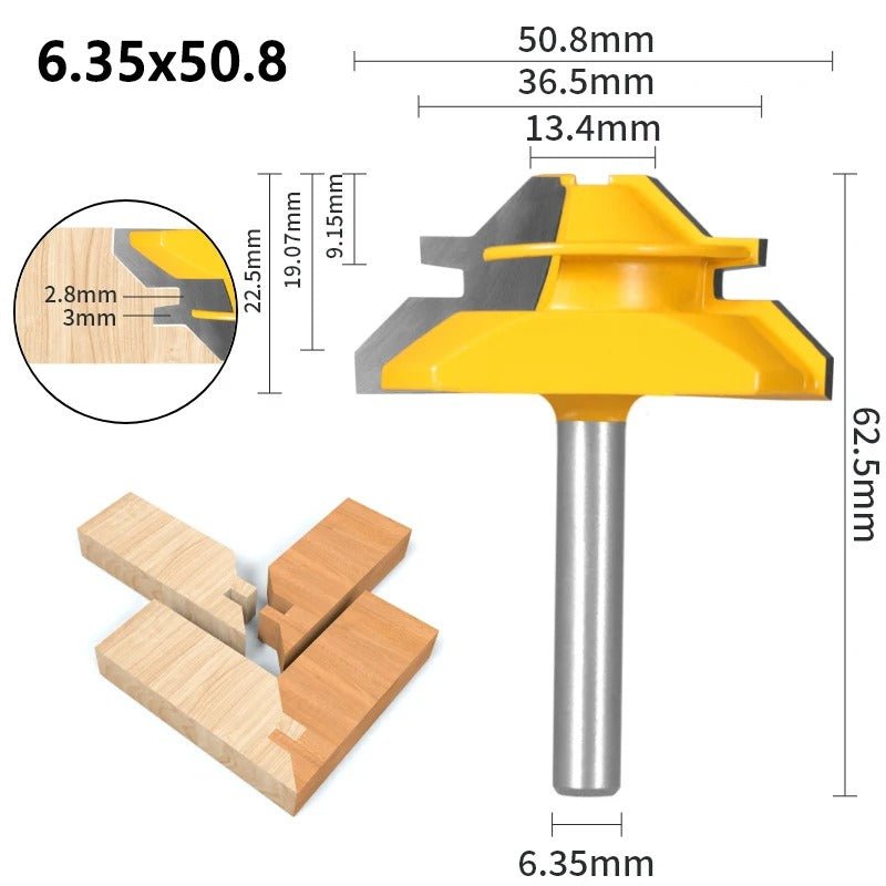 Fraise à bois - Rainurer verrouillage 45° - Reno Gadget